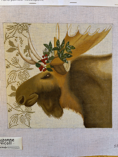 Painted Pony Winter Woodland Moose