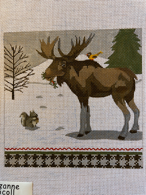 Painted Pony Winter Wonderland Moose