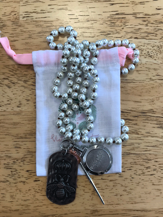 Victoria Whitson Needlepoint Accessory Necklace 911