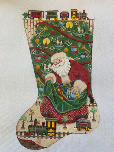 Rebecca Wood Design Trains For Xmas Stocking