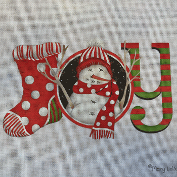 Snowman Joy Canvas