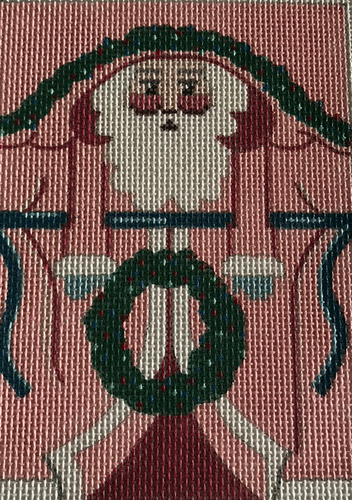 JB Designs Nutcracker Mauve Santa Ornament CST2