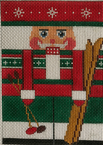 JB Designs Nutcracker Skier Santa Ornament CNT83