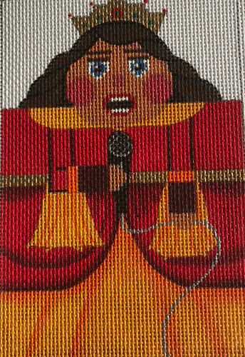 JB Designs Nutcracker Karaoke Queen Ornament CNT172F