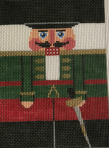 JB Designs Nutcracker Dk. Green Red King Ornament CNT51