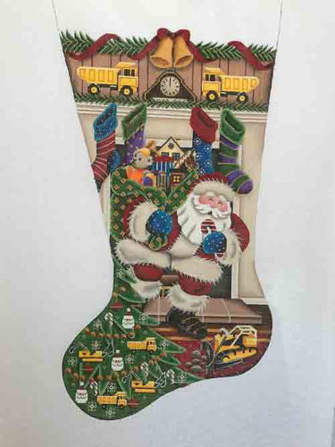 Rebecca Out of the Fireplace Christmas Stocking