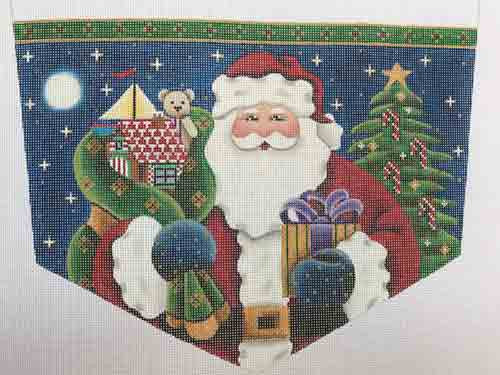 Rebecca Santa Sock Top