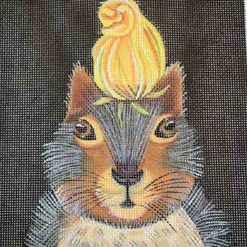 Vicki Sawyer Squash Blossom Squirrel