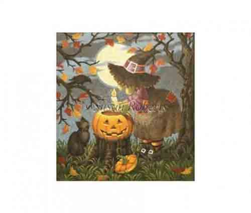 Tapestry Tent Lighting the Pumpkin Canvas